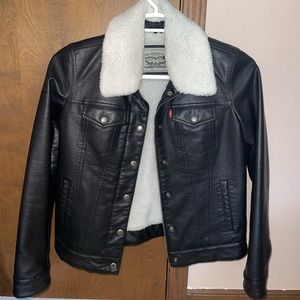 Levi’s jacket with fur lining